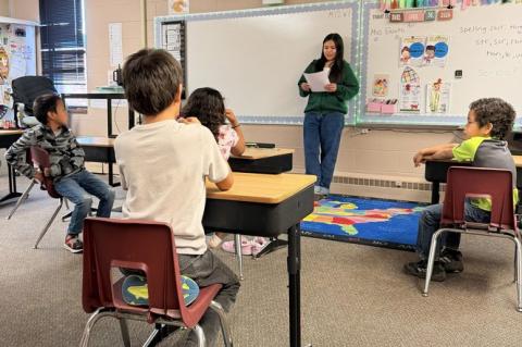 SENIORS SHARE STORIES WITH 2ND GRADERS