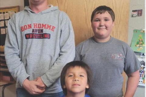 Gold Standard Pirates of the week are: PK-4 Ashton Franklin, 5-8: Wyatt Avant and 9-12: Cody Sassaman. Congratulations and Great Job Students!! Courtesy Photo