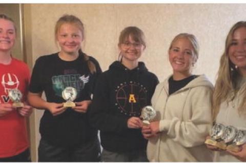 Avon softball team awards were presented last week. Recipients are:
