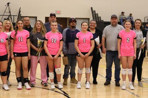 	SENIORS AND THEIR PARENTS RECOGNIZED 