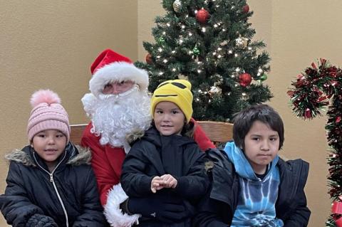 SANTA AT THE THEATER