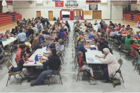 Avon students in grades kindergarten through fifth grade shared smiles and games with their grandparents during a special school event on Friday, April 25th. Courtesy Photo