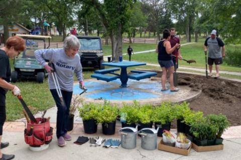 ROTARY PLANTING