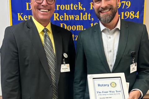 From left: Bryan Slaba and Joshua Christiansen.