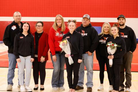Pictured, from left, are: Libby Kotab (Miko and Jody Kotab), Amelia Rathgeber (Jenn Boska and Brett Rathgeber), and Addison Cuka (Tyler and Larissa Cuka). Photo by Barb Pechous