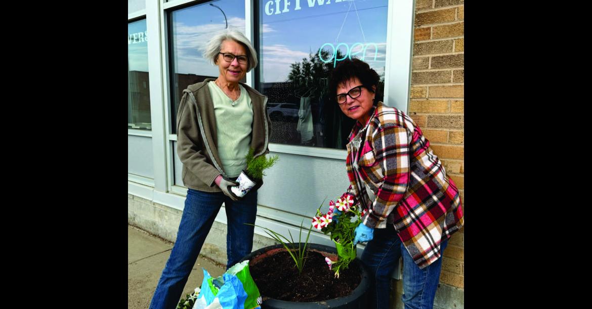 BEAUTIFYING MAIN STREET, ONE POT AT A TIME