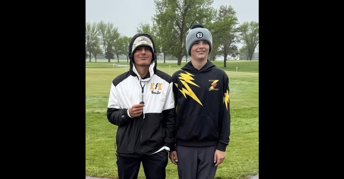 THOMPSON AND NIEWENHUIS ADVANCE TO STATE GOLF
