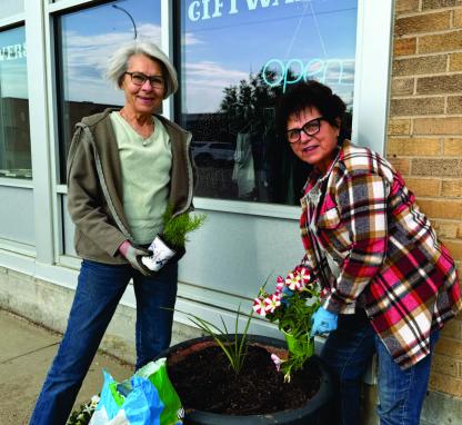 BEAUTIFYING MAIN STREET, ONE POT AT A TIME