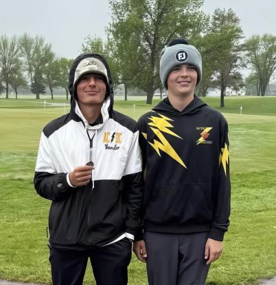 THOMPSON AND NIEWENHUIS ADVANCE TO STATE GOLF