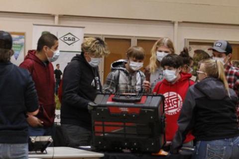 8TH GRADERS TRAVEL TO WAGNER FOR CAREER FAIR