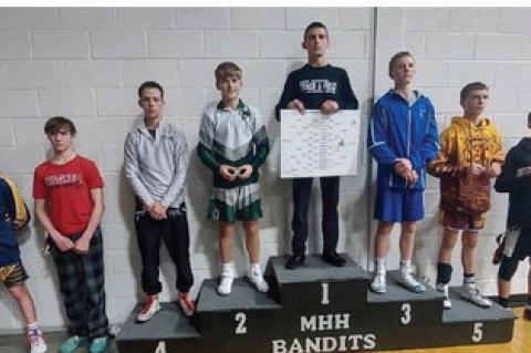 Frank Krcil placed 6th in his weight bracket.