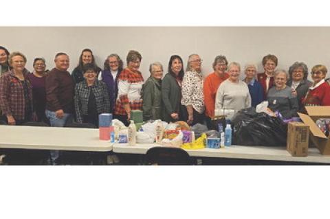 WAGNER LEGION AUXILIARY GIVES BACK: HOLIDAY HYGIENE AND SCHOOL SUPPLY DRIVES