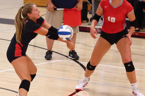 LADY RAIDERS PUT AWAY CUBS IN 3 SETS