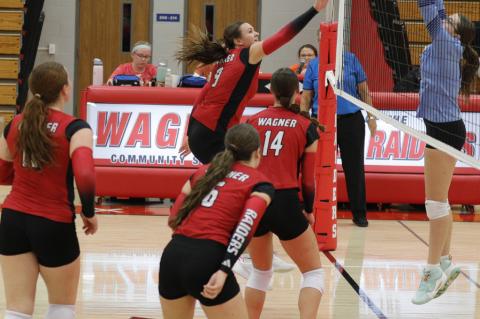 WAGNER HANDLES HANSON IN 5 SETS