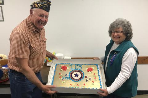 	AMERICAN LEGION AUXILIARY CELEBRATES THEIR 103RD BIRTHDAY 