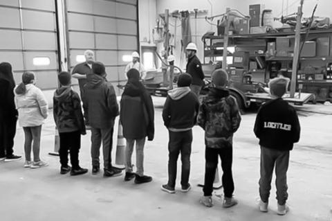 ANDES CENTRAL STUDENTS VISIT CHARLES MIX ELECTRIC THIS WEEK