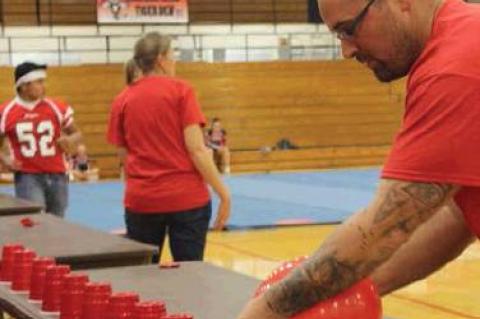 ELC VS ELEMENTARY VS MIDDLE SCHOOL VS HIGH SCHOOL STAFF MINUTE TO WIN IT COMPETITION