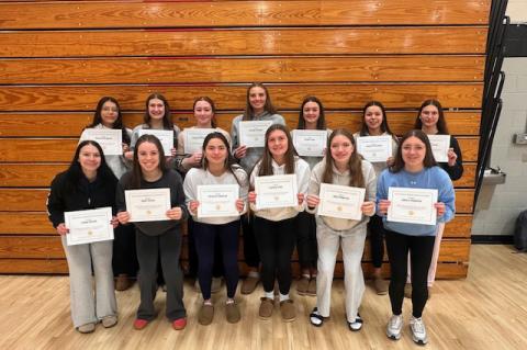 WAGNER VOLLEYBALL SPIKES IT IN THE CLASSROOM WITH ACADEMIC ALL-STATE HONORS