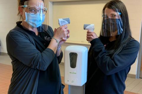 POD COORDINATOR AND WCMH-A PARTNER FOR SCHOOL FLU POD EVENT