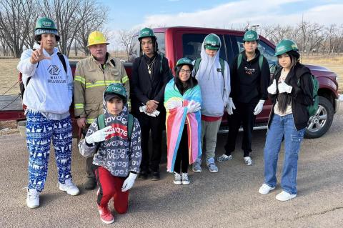 LAKE ANDES FIRE DEPARTMENT FIRE EXTINGUISHERS TRAINING AT MARTY