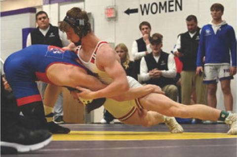 WRESTLERS COMPETE AT WINNER INVITATIONAL