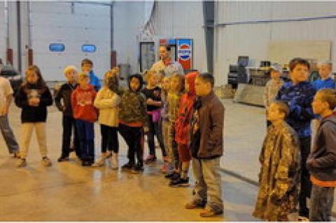 AVON ELEMENTARY STUDENTS VISIT AVON FIRE DEPARTMENT