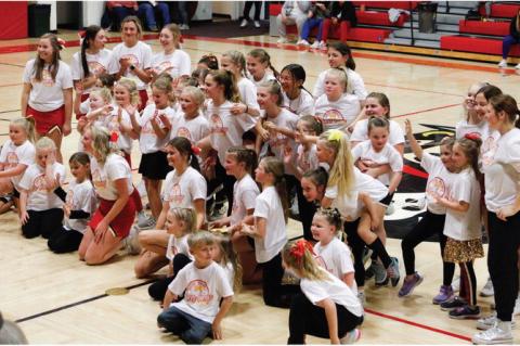 HALF-TIME ENTERTAINMENT BY THE LITTLE PIRATES CHEER CAMP