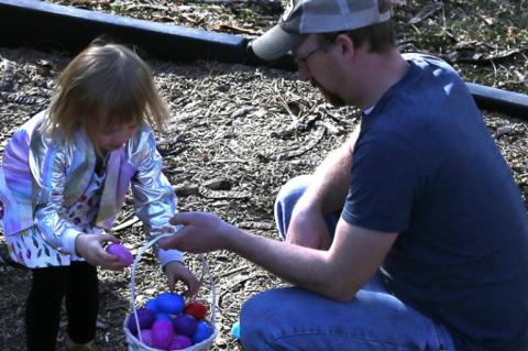 EASTER EGG HUNT HELD