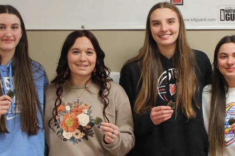 LMVC Team: Ravyn Medricky, Lydia Yost, Ashlyn Koupal and Braxton Nedved