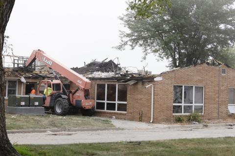 WORK BEGINS ON WAGNER GOOD SAMARITAN BUILDING 