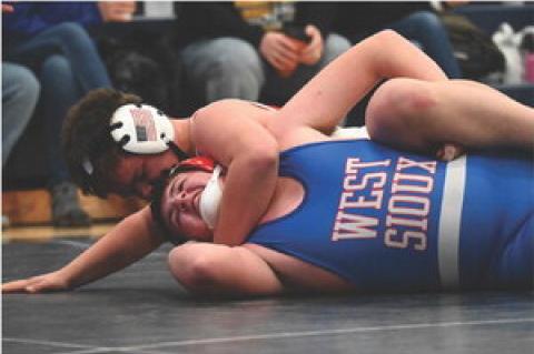 WRESTLERS COMPETE AT WINNER INVITATIONAL