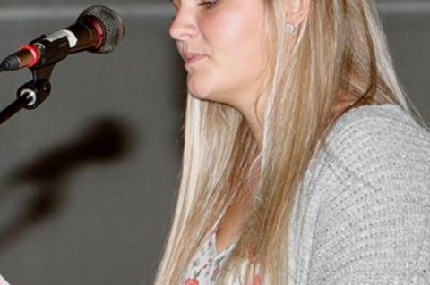 2020 HOMECOMING CORONATION HELD QUEEN ABBY BRUNSING & KING SIMON FREIER