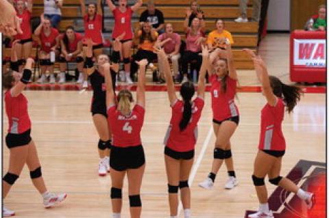 WAGNER SWEEPS BON HOMME IN 3 SETS