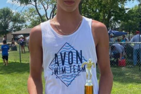 JAMES RIVER VALLEY LEAGUE MALE SWIMMER OF THE YEAR GOES TO TYLER TJEERDSMA