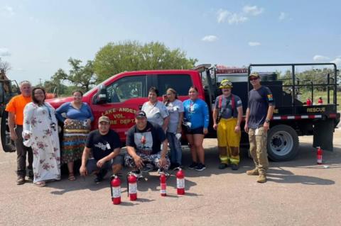 MARTY INDIAN SCHOOL CERT TEAM COMPLETES TRAINING