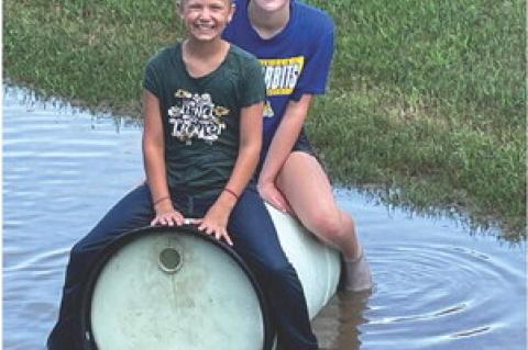 WHAT DO YOU DO WHEN YOU’RE AT COUNTY FAIR AND HAVE A LITTLE DOWNTIME AND IT RAINS OVER 5'? MAKE MEMORIES!! 
