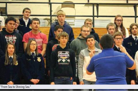 WAGNER COMMUNITY SCHOOL VETERANS DAY PROGRAM HELD