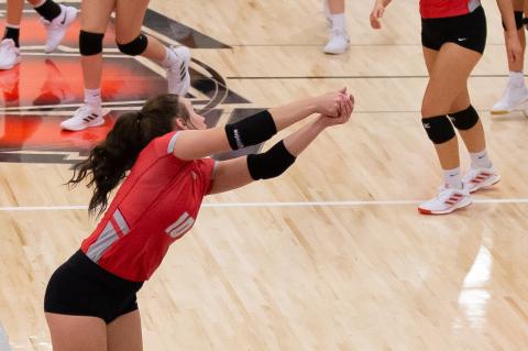 WAGNER LADY RAIDERS TAME THE MUSTANGS