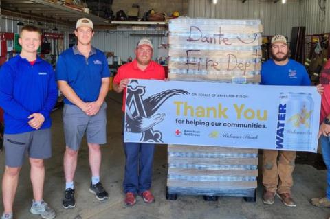 ANHEUSER BUSCH / JOHN A. CONKLING DISTRIBUTING TO DANTE FIRE DEPARTMENT
