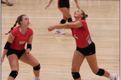 WAGNER SWEEPS BON HOMME IN 3 SETS