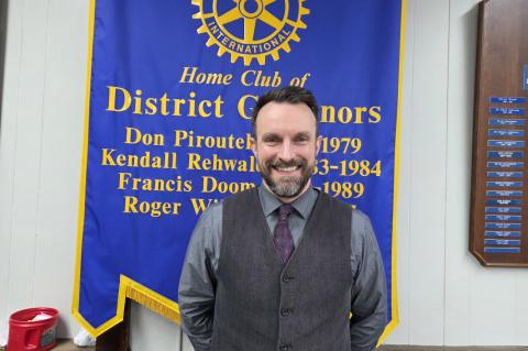 Program for the meeting was Josh Christensen. Courtesy Photo