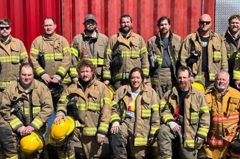 TRAINING AND CERTIFICATION HOSTED BY WAGNER FIRE DEPT