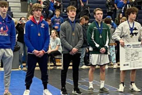 BIEREMA AND TJEERDSMA PLACE AT ELK POINT/JEFFERSON WRESTLING TOURNAMENT