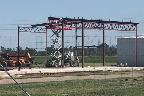 CITY OF WAGNER CONSTRUCTS NEW HANGERS AT MUNICIPAL AIRPORT