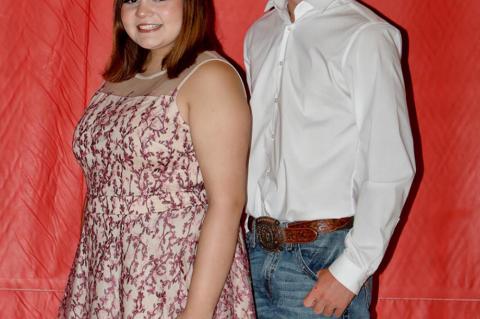 2020 HOMECOMING CORONATION HELD QUEEN ABBY BRUNSING & KING SIMON FREIER