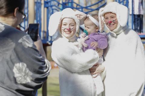 EASTER EGG HUNT HELD