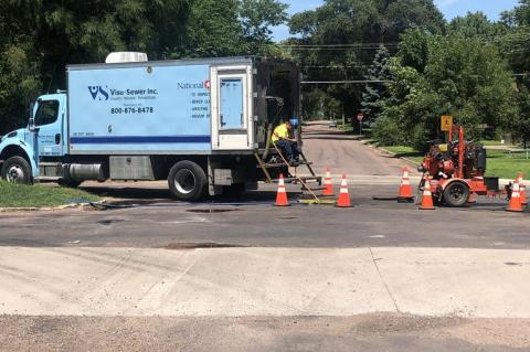 CITY OF LAKE ANDES IMPROVEMENTS BEING MADE