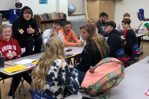 STUDENT ACTORS PREPARE FOR JANUARY PERFORMANCE