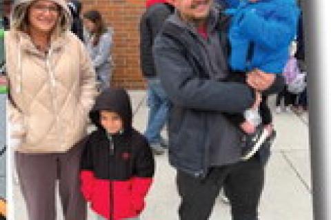 Easter Fun at WCS Playground for Easter Egg Hunt