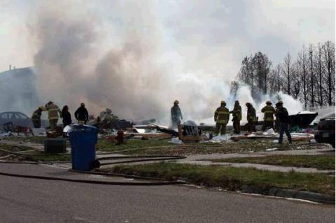 LIVES LOST IN HOME EXPLOSION